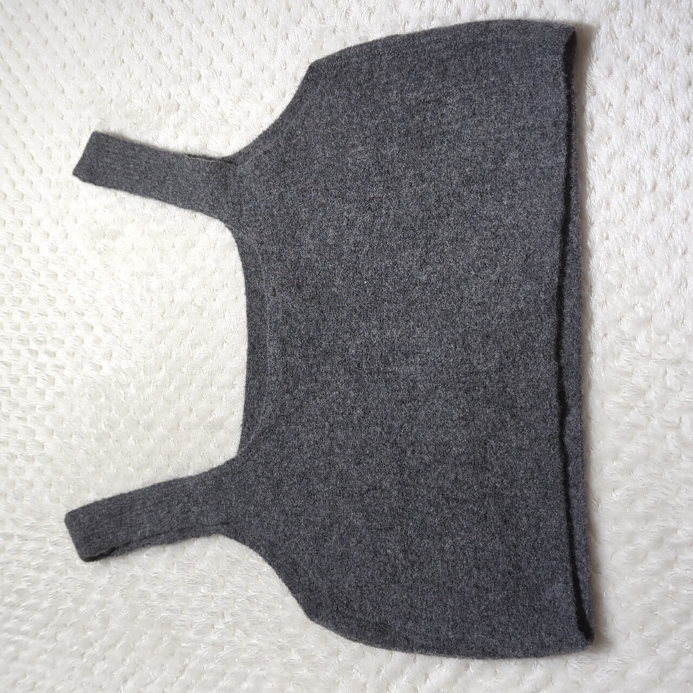 Everlane Gray Cropped Sweater Tank Top - Picture 5 of 6